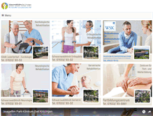 Tablet Screenshot of park-klinikum.de